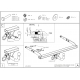 Фаркоп оцинкованный Galia шар BMA съёмный на седан и универсал для Ford Mondeo 2007-2015