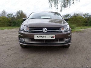 Накладка решётки радиатора нижняя 12 мм для Volkswagen Polo № VWPOLO16-16